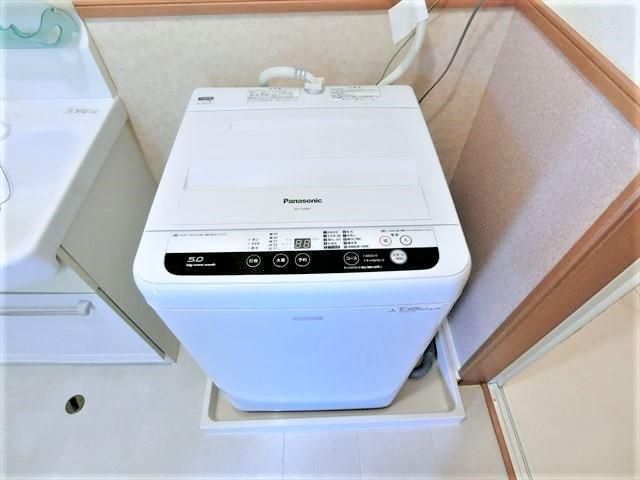 【洗面所】　洗濯機